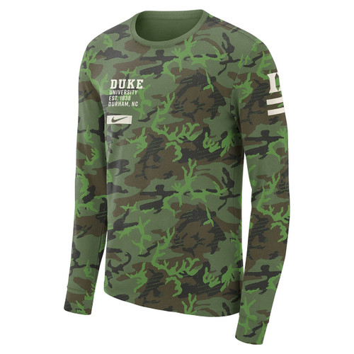Duke® Camo Long Sleeve Tee by Nike®
