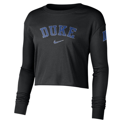 22183 - Duke® Women's Crop Long Sleeve Tee by Nike®