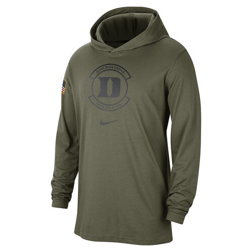 Duke® Hooded Military Top by Nike®
