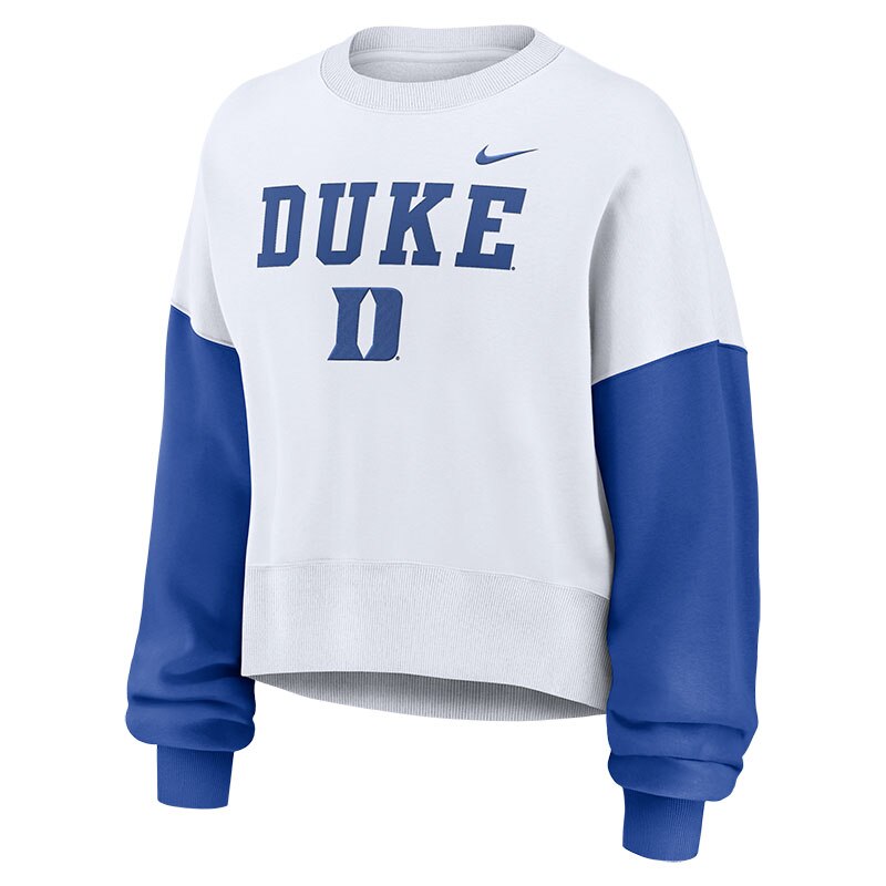 Duke Women s Cropped Crew Fleece by Nike