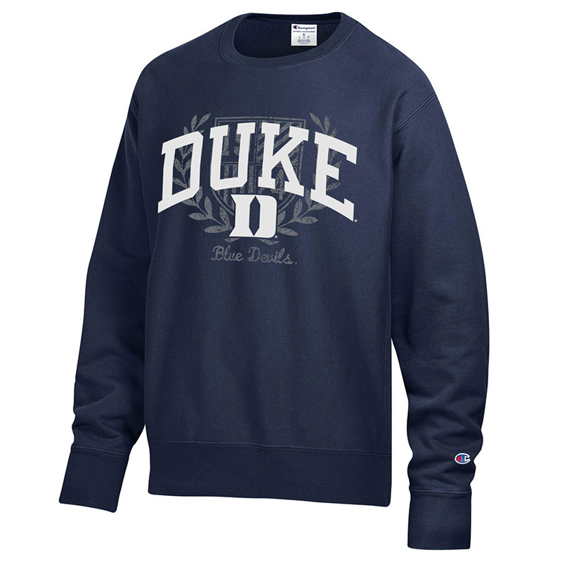 Vintage 90s orders Duke University Blue Devils Oversized Reverse Weave Crewneck Sweater