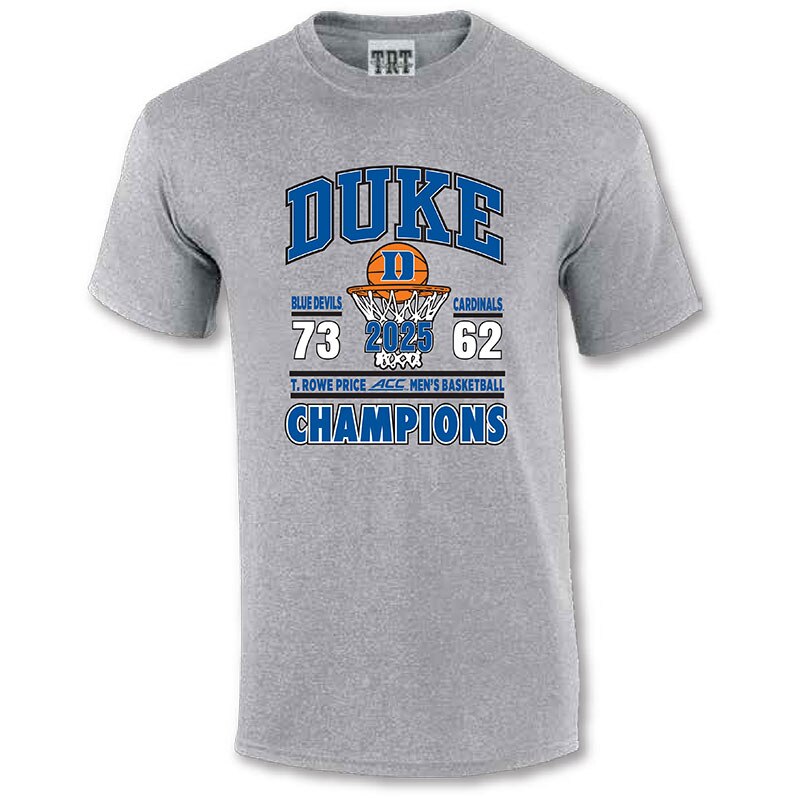 Duke® Men's BB ACC® 25 Champs Score Tee