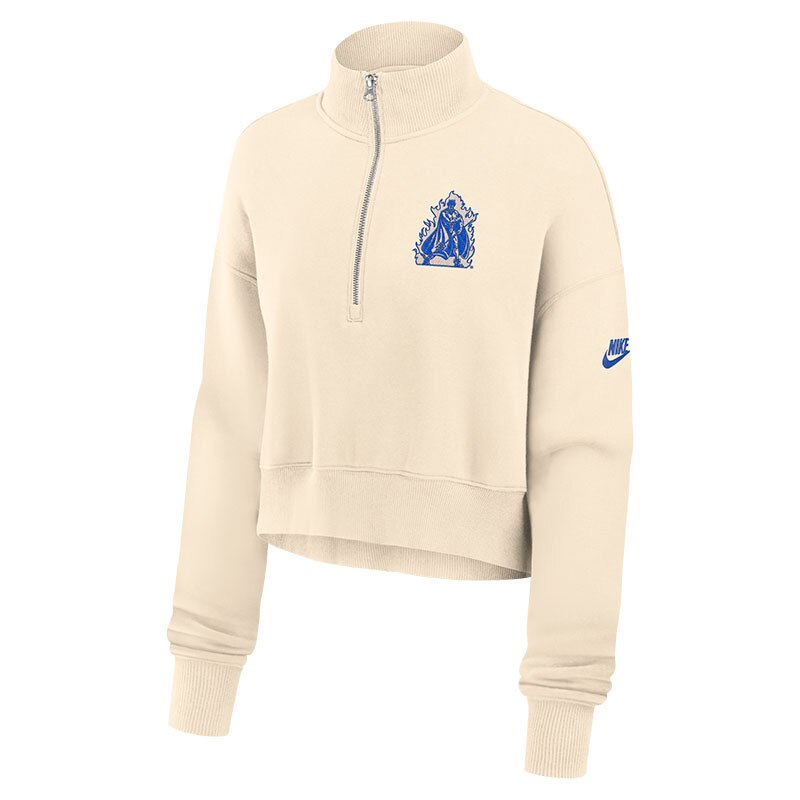 Duke® Women's Fleece Legacy Crop 1/2 Zip by Nike®
