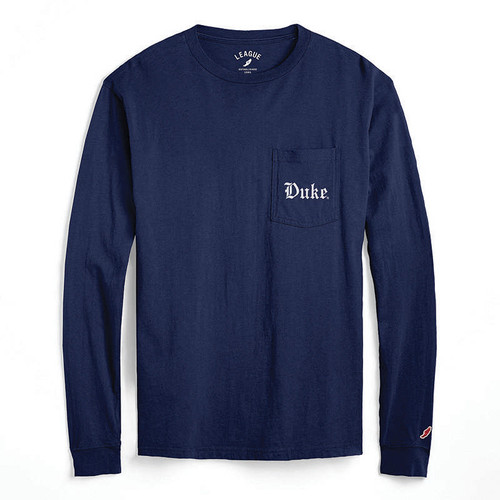 41448 - Duke® Long Sleeve Pocket Tee by League®