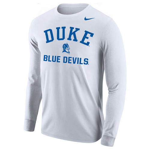 42376 - Duke® Arch Duke Blue Devils Cotton Long Sleeve Tee by Nike®