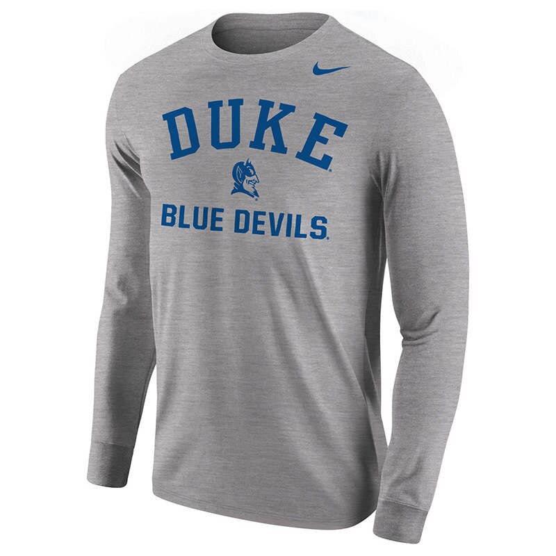 Duke® Arch Duke Blue Devils Cotton Long Sleeve Tee by Nike® | Duke Stores