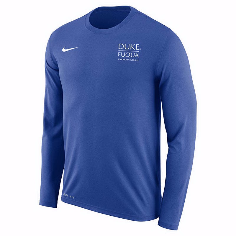 Duke Fuqua Dri Fit LS Legend Tee by Nike Duke Stores