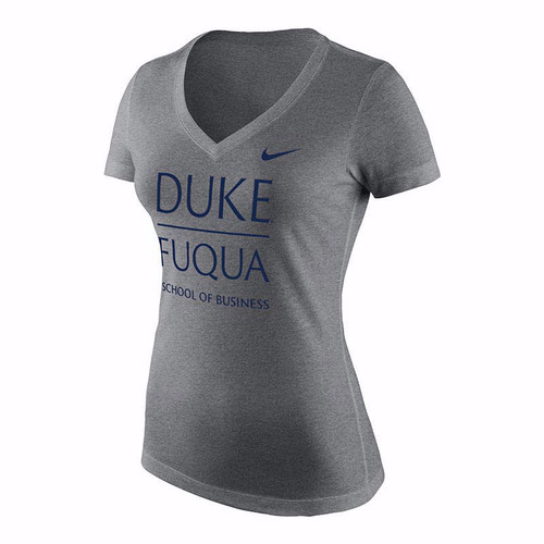 43350 - Duke® Ladies Fuqua Tri-Blend SS Mid-V Tee by Nike®