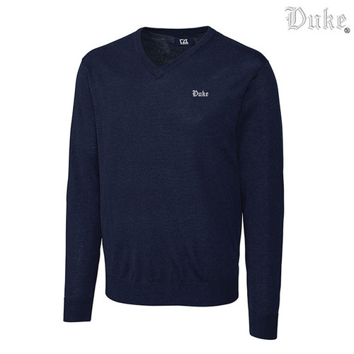 45442 - Duke® Douglas V-Neck Sweater by Cutter & Buck® (Big)