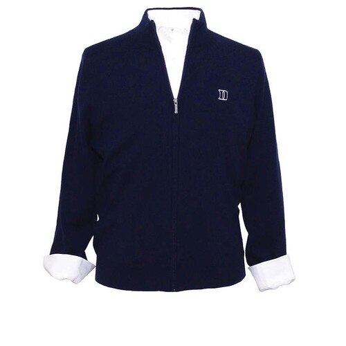 45964 - Duke® Merino Wool Full Zip Sweater by Brooks Brothers®