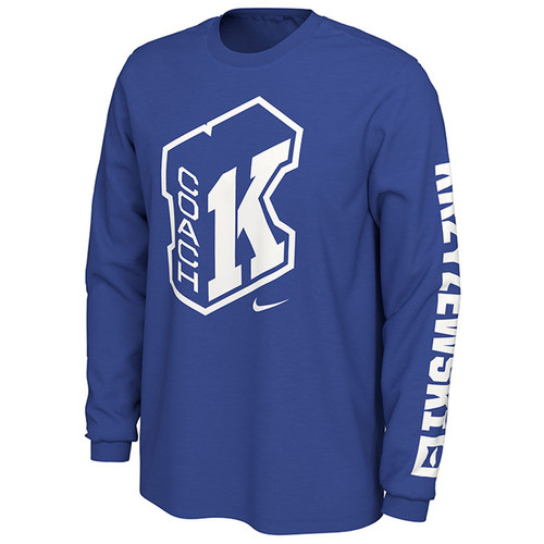 46142 - Duke® Coach K Long Sleeve T-shirt by Nike®