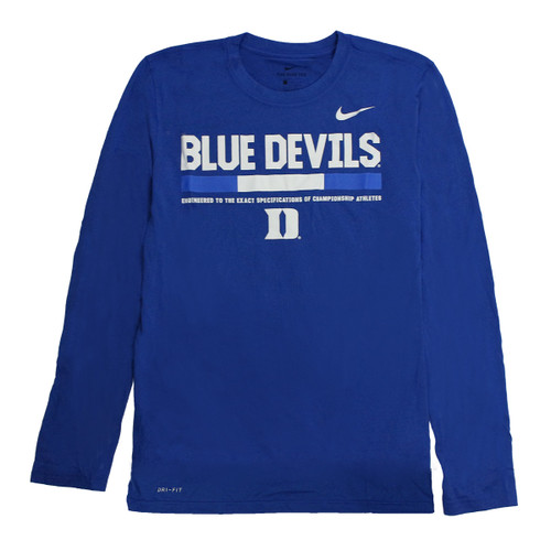 49827 - Duke® Blue Devil Long Sleeve Legend Staff Tee by Nike®