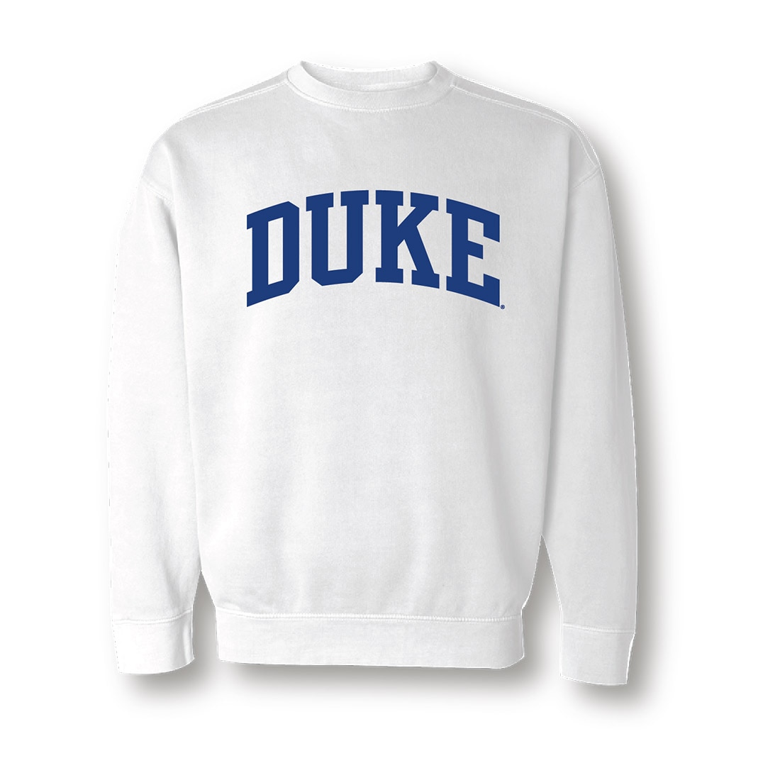 White 2025 duke sweatshirt