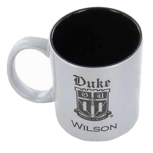 61121 - Duke® Round Engraved Ceramic Mugs (Special Order)