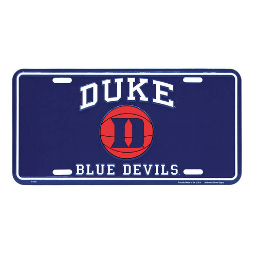 61984 - Arch Duke® Blue Devils License Plate