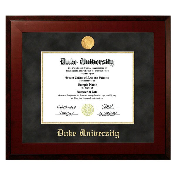 Duke® Honors Mahogany Diploma Frame