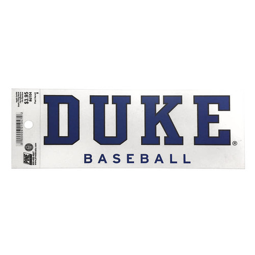 Duke® Baseball Static Cling Decal