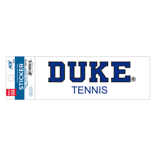 Duke® Tennis Static Cling Decal