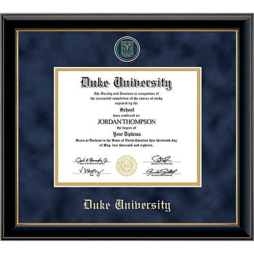 62406 - Duke® Heirloom Edition Diploma in Onyx Gold