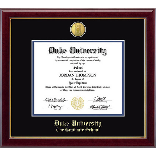 62418 - Duke® Graduate School 23 Karat Edition Diploma Frame