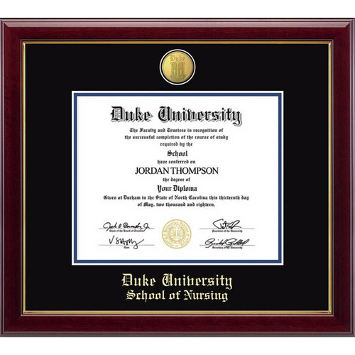 62429 - Duke® School of Nursing 23 Karat Edition Diploma Frame