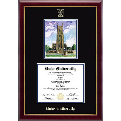 62458 - Duke® Campus Scene Overly Edition Diploma Frame