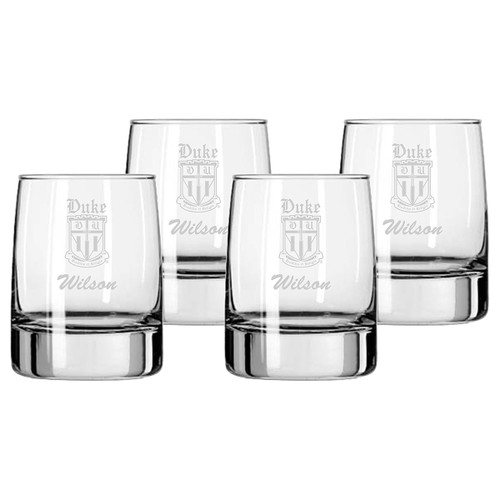 62576 - Duke® Personalized Rocks Glasses Set of Four (Special Order)
