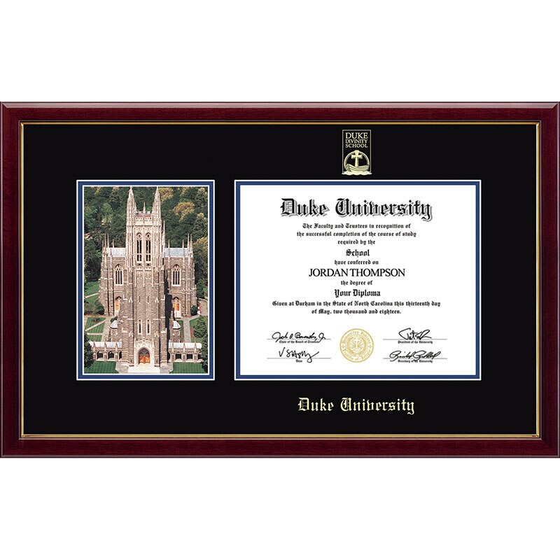 Duke® Divinity School 23 Karat Edition Diploma Frame | Duke Stores