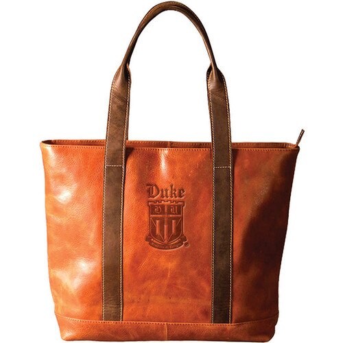 Duke Two-Tone Leather Tote