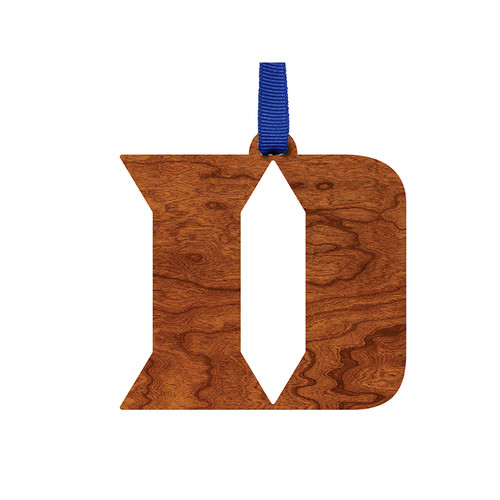 Cherry Wood Iron Duke® D Ornament