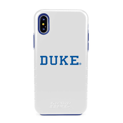 88716 - Duke® Hybrid iPhone XS Max Case with Royal Silicone Insert by Guard Dog